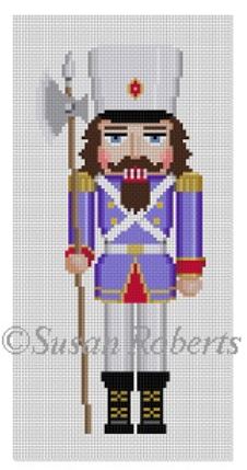 click here to view larger image of Nutcracker/Purple Guard (hand painted canvases)