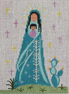 click here to view larger image of Blue Madonna (hand painted canvases)