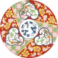 click here to view larger image of Imari (hand painted canvases)