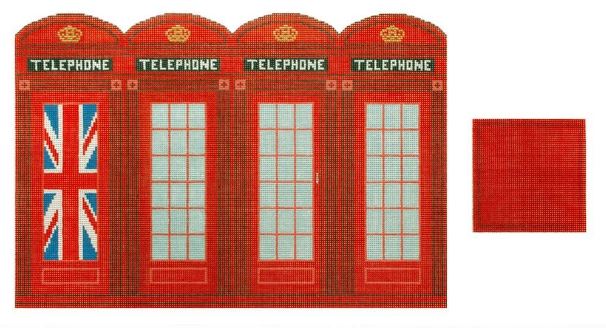 click here to view larger image of British Phone Booth (hand painted canvases)