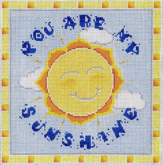 click here to view larger image of You are My Sunshine (hand painted canvases)