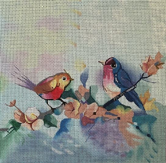 click here to view larger image of Watercolor Birdy BD-1 (hand painted canvases)