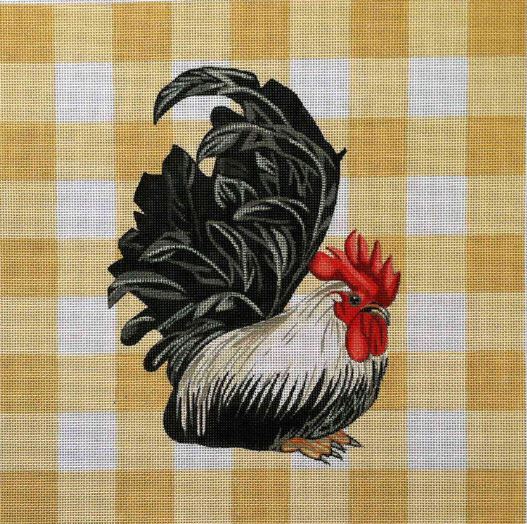 click here to view larger image of Francois/Rooster (hand painted canvases)