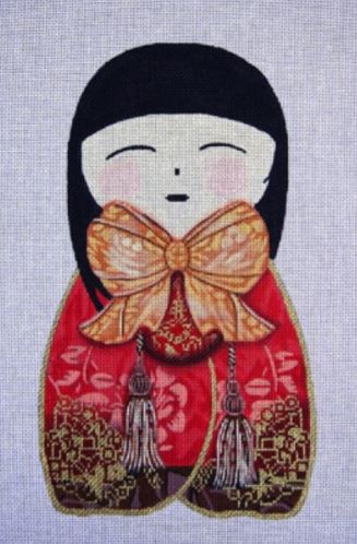 click here to view larger image of Geisha Doll 2 (hand painted canvases)