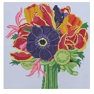 click here to view larger image of Glorious Bouquet 2 (hand painted canvases)