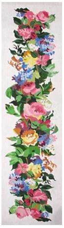 click here to view larger image of Empress Josephine Bellpull (hand painted canvases)