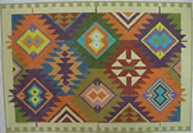 click here to view larger image of Southwest  Kilim 18M (hand painted canvases)