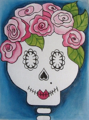 click here to view larger image of Frieda/Rosy Posy (hand painted canvases)