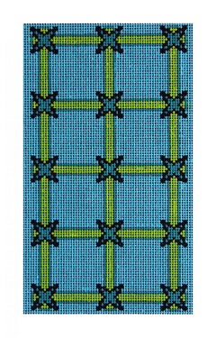 click here to view larger image of Tiffany Lattice (hand painted canvases)