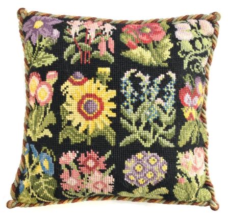 click here to view larger image of Cottage Garden Favourites (needlepoint kits)