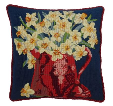 click here to view larger image of Narcissi Pot (needlepoint kits)