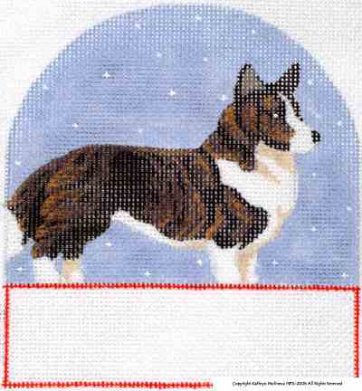 click here to view larger image of Cardigan Welsh Corgi (hand painted canvases)