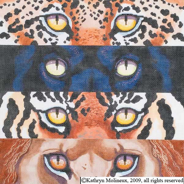 click here to view larger image of Four Eyes (hand painted canvases)
