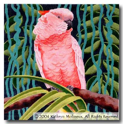 click here to view larger image of Moluccan Cockatoo (hand painted canvases)