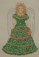 click here to view larger image of Tree Top Angel Ornaments DW-1180-18 (hand painted canvases)