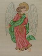 click here to view larger image of Tree Top Angel Ornaments DW-1174-18 (hand painted canvases)