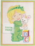 click here to view larger image of Little Girl Tooth Fairy (hand painted canvases)