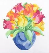 click here to view larger image of Summer Bouquet 17 (hand painted canvases)