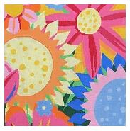 click here to view larger image of Large Sunshine Flowers (hand painted canvases)
