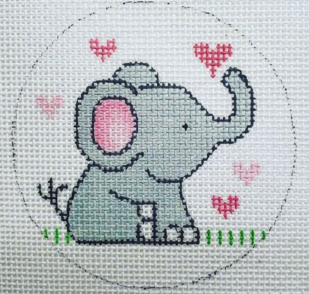 click here to view larger image of Baby Elephant (hand painted canvases)