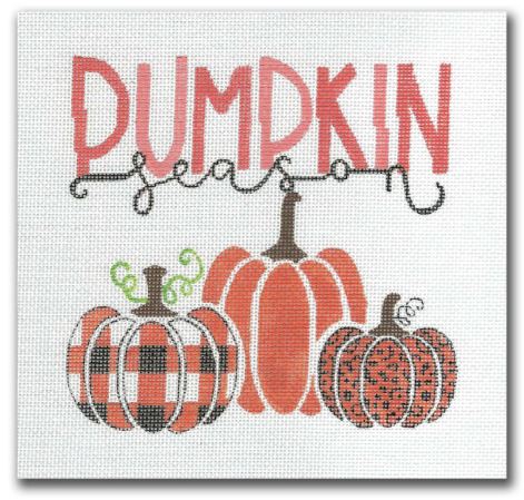 click here to view larger image of Pumpkin (hand painted canvases)