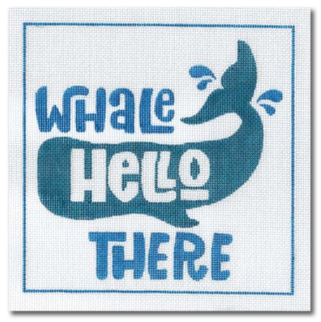 click here to view larger image of Whale Hello There (hand painted canvases)
