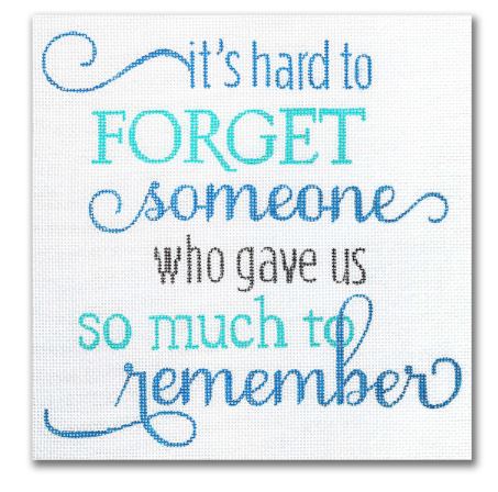click here to view larger image of It's hard to forget someone .... (hand painted canvases)