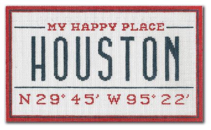 click here to view larger image of My Happy Place - Houston TX (hand painted canvases)