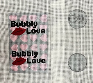 click here to view larger image of Bubbly Love Can - 2 Part Canvas (hand painted canvases)