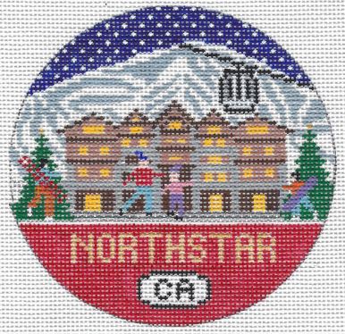 click here to view larger image of Northstar Round (hand painted canvases)