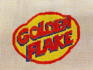 click here to view larger image of Golden Flake (hand painted canvases)