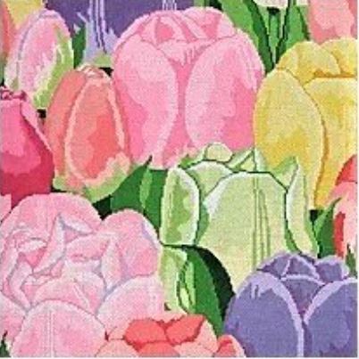click here to view larger image of Large Tulip Field (hand painted canvases)