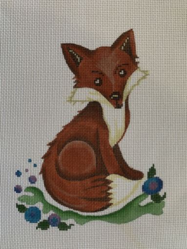 click here to view larger image of Fox Sitting (hand painted canvases)