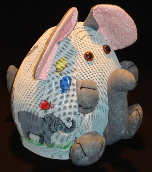 click here to view larger image of PUDGIE Elephant (hand painted canvases)
