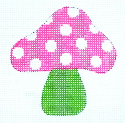 click here to view larger image of Polka Dot Mushroom (hand painted canvases)