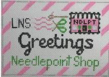 click here to view larger image of Needlepoint Shop Letter (hand painted canvases)