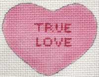 click here to view larger image of Heart - True Love (hand painted canvases)