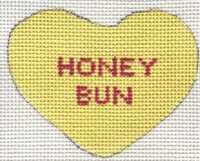 click here to view larger image of Heart - Honey Bun (hand painted canvases)