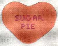 click here to view larger image of Heart - Sugar Pie (hand painted canvases)