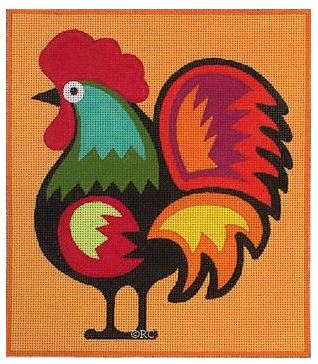 click here to view larger image of Rooster 1 (hand painted canvases)