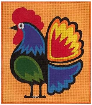 click here to view larger image of Rooster 2 (hand painted canvases)