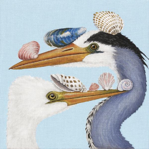 click here to view larger image of Collecting Shells Together (hand painted canvases)