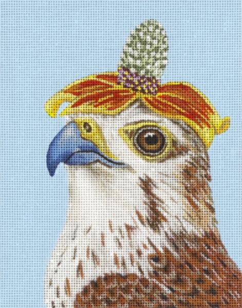 click here to view larger image of Sylvie - Prairie Falcon (hand painted canvases)
