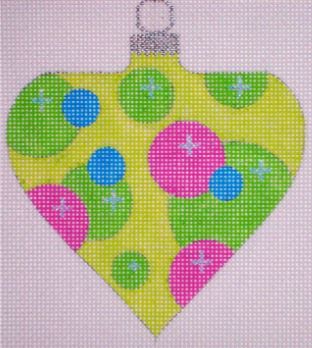 click here to view larger image of Atomic Christmas Green Bubble Bauble (hand painted canvases)