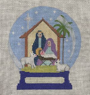 click here to view larger image of Nativity Snow Globe (hand painted canvases)