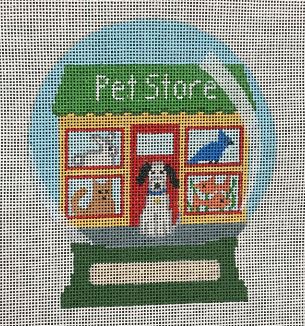 click here to view larger image of Pet Store Snow Globe (hand painted canvases)