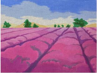 click here to view larger image of Lavender Fields (hand painted canvases)