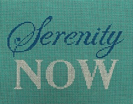 click here to view larger image of Serenity Now (hand painted canvases)