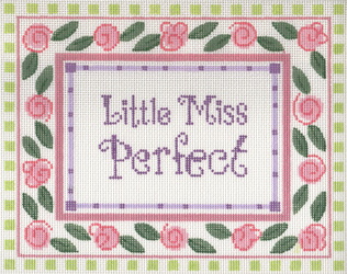 click here to view larger image of Little Miss Perfect (hand painted canvases)