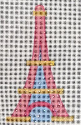 click here to view larger image of Pink Eiffel Tower (hand painted canvases)